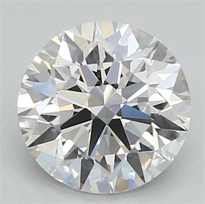 Picture of Lab Grown Diamond 1.08 Carats, Round with Ideal Cut, D Color, VS1 Clarity and Certified by IGI