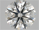 Natural Diamond 0.90 Carats, Round with Excellent Cut, I Color, VS1 Clarity and Certified by GIA
