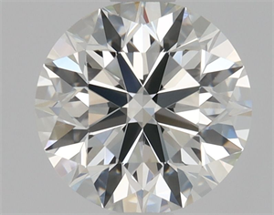 Picture of Natural Diamond 0.90 Carats, Round with Excellent Cut, I Color, VS1 Clarity and Certified by GIA