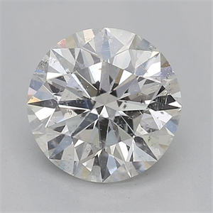 Foto Diamante Natural 0.90 quilates, Redondo , Color G, claridad I1 y certificado GIA de