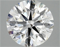 Del inventario de diamantes de laboratorio, 3.06 quilates, Redondo , Color G, claridad VS1 y certificado IGI