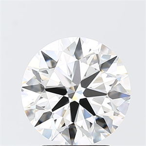 Picture of Lab Grown Diamond 3.01 Carats, Round with Ideal Cut, E Color, VVS2 Clarity and Certified by IGI