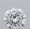 Lab Grown Diamond 0.70 Carats, Round with Excellent Cut, F Color, VVS2 Clarity and Certified by IGI
