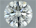 Natural Diamond 0.50 Carats, Round with Excellent Cut, L Color, VS1 Clarity and Certified by GIA