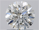 Natural Diamond 1.00 Carats, Round with Excellent Cut, E Color, I1 Clarity and Certified by GIA