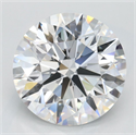 Lab Grown Diamond 3.01 Carats, Round with Excellent Cut, D Color, IF Clarity and Certified by IGI