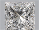 Natural Diamond 0.70 Carats, Princess with  Cut, E Color, VS1 Clarity and Certified by GIA