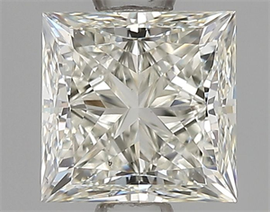 Foto Diamante Natural 0.93 quilates, Princesa , Color K, claridad SI1 y certificado GIA de