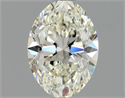 Natural Diamond 1.01 Carats, Oval with  Cut, J Color, VVS2 Clarity and Certified by GIA