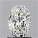 Natural Diamond 0.70 Carats, Oval with  Cut, G Color, VS1 Clarity and Certified by GIA