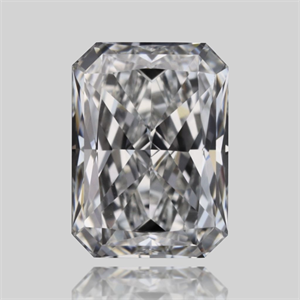 Foto Diamante Natural 0.41 quilates, Radiante , Color F, claridad IF y certificado GIA de