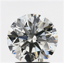 Diamante Natural 2.06 quilates, Redondo , Color J, claridad VVS2 y certificado GIA