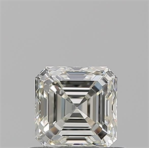 Picture of Natural Diamond 0.71 Carats, Asscher with  Cut, K Color, VVS1 Clarity and Certified by GIA