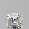 Natural Diamond 0.90 Carats, Asscher with  Cut, J Color, VS2 Clarity and Certified by GIA