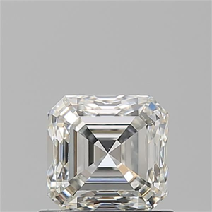 Picture of Natural Diamond 0.90 Carats, Asscher with  Cut, J Color, VS2 Clarity and Certified by GIA