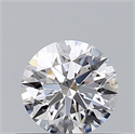 Natural Diamond 0.45 Carats, Round with Excellent Cut, D Color, VVS1 Clarity and Certified by GIA