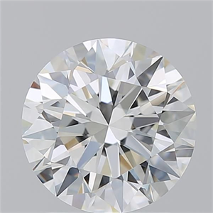 Picture of Natural Diamond 2.02 Carats, Round with Excellent Cut, G Color, FL Clarity and Certified by IGI