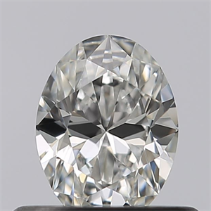 Picture of Natural Diamond 0.40 Carats, Oval with  Cut, D Color, VVS2 Clarity and Certified by GIA