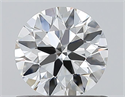 Diamante Natural 0.70 quilates, Redondo , Color G, claridad VVS1 y certificado GIA