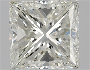 Picture of Natural Diamond 0.93 Carats, Princess with  Cut, J Color, VS1 Clarity and Certified by GIA