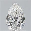 Diamante Natural 0.70 quilates, De pera , Color F, claridad VVS2 y certificado GIA
