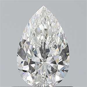 Foto Diamante Natural 0.70 quilates, De pera , Color F, claridad VVS2 y certificado GIA de