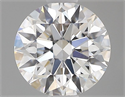 Lab Grown Diamond 1.04 Carats, Round with Ideal Cut, D Color, VS1 Clarity and Certified by IGI