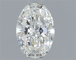 Picture of Natural Diamond 0.54 Carats, Oval with  Cut, F Color, VVS2 Clarity and Certified by GIA
