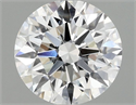 Lab Grown Diamond 1.44 Carats, Round with Ideal Cut, D Color, VS1 Clarity and Certified by IGI