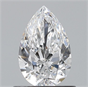 Diamante Natural 0.70 quilates, De pera , Color D, claridad VS2 y certificado GIA