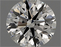 Diamante Natural 0.86 quilates, Redondo , Color I, claridad VVS2 y certificado GIA