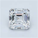 Diamante Natural 1.01 quilates, Asscher , Color D, claridad VS2 y certificado GIA