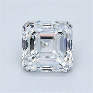 Foto Diamante Natural 1.01 quilates, Asscher , Color D, claridad VS2 y certificado GIA de