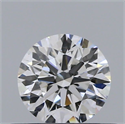 Diamante Natural 0.40 quilates, Redondo , Color F, claridad VS2 y certificado GIA