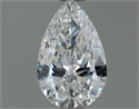 Natural Diamond 0.66 Carats, Pear with  Cut, G Color, VS1 Clarity and Certified by GIA