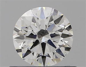 Foto Diamante Natural 0.51 quilates, Redondo , Color F, claridad VS1 y certificado GIA de