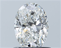 Natural Diamond 0.75 Carats, Oval with  Cut, F Color, VS1 Clarity and Certified by GIA