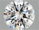Lab Grown Diamond 2.55 Carats, Round with Ideal Cut, F Color, VVS2 Clarity and Certified by IGI