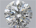 Diamante Natural 1.70 quilates, Redondo , Color J, claridad IF y certificado GIA