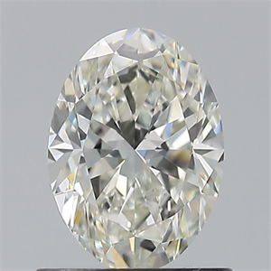 Picture of Natural Diamond 0.80 Carats, Oval with  Cut, I Color, VVS2 Clarity and Certified by GIA