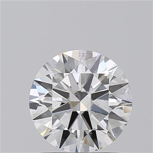 Picture of Natural Diamond 1.10 Carats, Round with Excellent Cut, D Color, VS2 Clarity and Certified by GIA