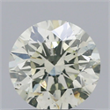 Natural Diamond 0.82 Carats, Round with Very Good Cut, J Color, SI1 Clarity and Certified by IGI