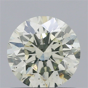 Picture of Natural Diamond 0.82 Carats, Round with Very Good Cut, J Color, SI1 Clarity and Certified by IGI