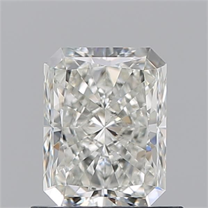 Picture of Natural Diamond 0.91 Carats, Radiant with  Cut, J Color, VS2 Clarity and Certified by GIA
