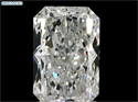 Natural Diamond 2.50 Carats, Radiant with  Cut, G Color, VS2 Clarity and Certified by GIA