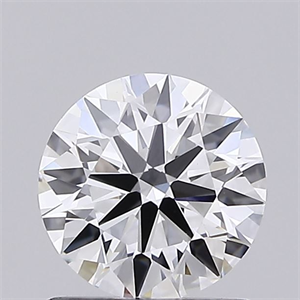 Picture of Lab Grown Diamond 1.06 Carats, Round with Ideal Cut, E Color, VVS2 Clarity and Certified by IGI
