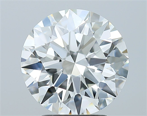 Foto Diamante Natural 3.03 quilates, Redondo , Color H, claridad VS1 y certificado GIA de