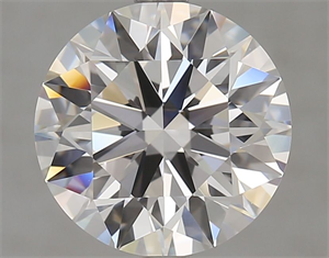 Picture of Lab Grown Diamond 3.16 Carats, Round with Excellent Cut, D Color, VVS1 Clarity and Certified by GIA