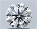 Diamante Natural 0.91 quilates, Redondo , Color G, claridad SI1 y certificado GIA