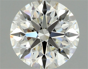 Picture of Natural Diamond 0.83 Carats, Round with Excellent Cut, I Color, VVS1 Clarity and Certified by GIA
